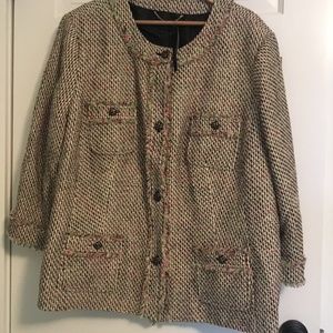 Talbots lined  jacket, 24w